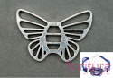 ŁĄCZNIK MOTYL AŻUROWY 26x37MM KOLOR STARE SREBRO