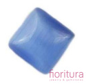 KABOSZON SZKLANY KOCIE OKO KWADRAT 12X12MM KOLOR SZAFIR