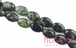 KAMIEŃ NATURALNY JASPIS KIMBABA OWAL 14x10MM