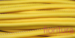 RZEMIEŃ SZYTY SKÓRA EKOLOGICZNA 6MM KOLOR ŻÓŁTY