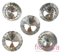KABOSZON AKRYLOWY FASETOWANY RIVOLI 20x8MM KOLOR CRYSTAL
