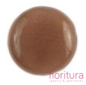 KABOSZON SZKLANY KOCIE OKO KOŁO 10MM KOLOR BRĄZOWY