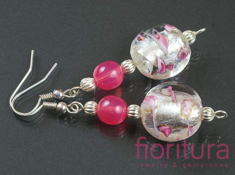 KOLCZYKI SZKŁO WENECKIE