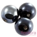 CERAMIKA Z POŁYSKIEM KULA 20MM KOLOR CZARNY