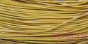 RZEMIEŃ OKRĄGŁY SKÓRA NATURALNA 1MM KOLOR ŻÓŁTY