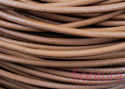RZEMIEŃ OKRĄGŁY SKÓRA NATURALNA 3MM KOLOR BRĄZOWY