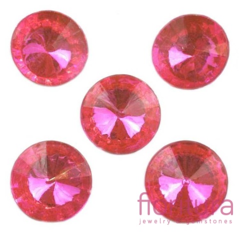 KABOSZON AKRYLOWY FASETOWANY KOŁO 20x8MM