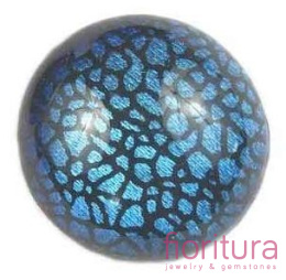 KABOSZON AKRYLOWY KOŁO 25MM KOLOR NIEBIESKI