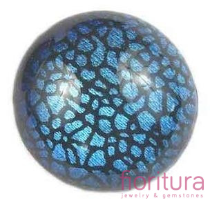 KABOSZON AKRYLOWY KOŁO 25MM KOLOR NIEBIESKI