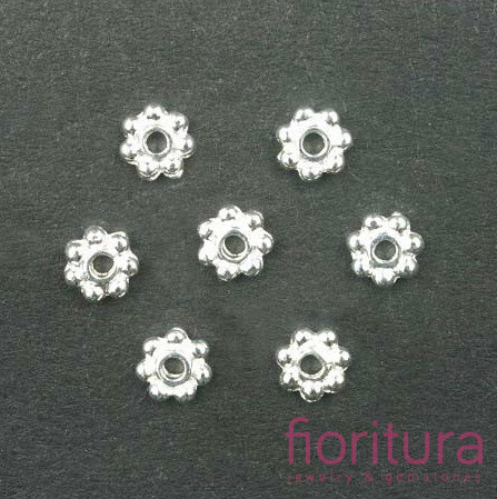 PRZEKŁADKA KRĄŻEK 4x1,5MM KOLOR SREBRNY