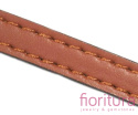 RZEMIEŃ SZYTY SKÓRA EKOLOGICZNA 10MM KOLOR BRĄZ
