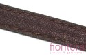 RZEMIEŃ SZYTY SKÓRA EKOLOGICZNA 10MM KOLOR CIEMNY BRĄZ