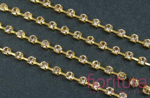 TAŚMA BIŻUTERYJNA 3,5MM KOLOR CRYSTAL