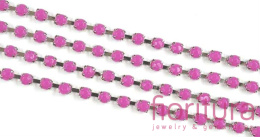 TAŚMA BIŻUTERYJNA 3MM KOLOR FUCHSIA