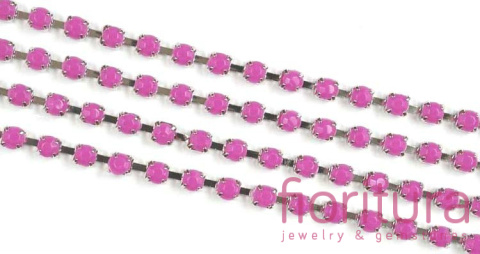 TAŚMA BIŻUTERYJNA 3MM KOLOR FUCHSIA