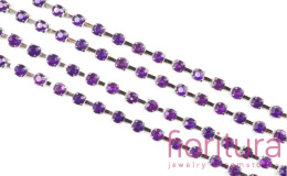 TAŚMA BIŻUTERYJNA 3MM KOLOR FIOLETOWY