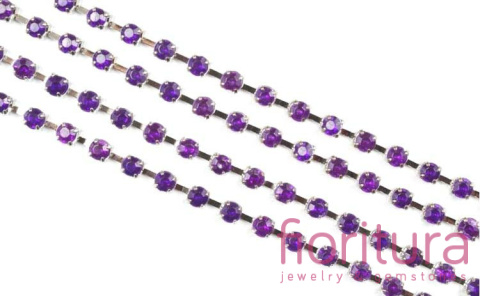 TAŚMA BIŻUTERYJNA 3MM KOLOR FIOLETOWY