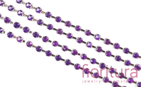 TAŚMA BIŻUTERYJNA 3MM KOLOR FIOLETOWY