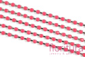 TAŚMA BIŻUTERYJNA 3MM KOLOR INDIAN PINK