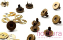 ZAPIĘCIE MAGNETYCZNE 18MM KOLOR STARE ZŁOTO