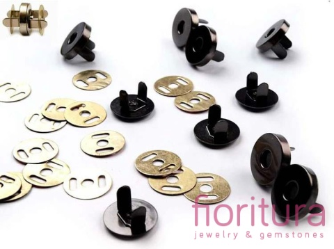 ZAPIĘCIE MAGNETYCZNE 14MM KOLOR CZARNY