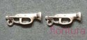 ZAWIESZKA TRĄBKA 21x6MM KOLOR STARE SREBRO