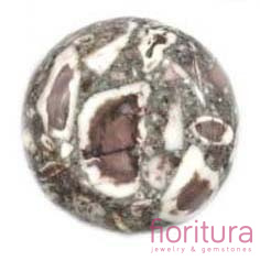 KAMIEŃ NATURALNY MARMUR DYSK 10-12MM KOLOR BRĄZOWY