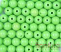 KORALIKI AKRYLOWE KULA 10MM KOLOR JASNOZIELONY
