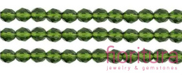 KORALIKI FIRE POLISH 8MM NR 50230 OLIVINE