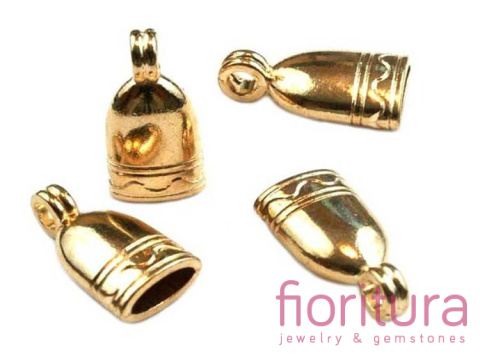 KOŃCÓWKA WKLEJANIA 12,5x24MM KOLOR ZŁOTY