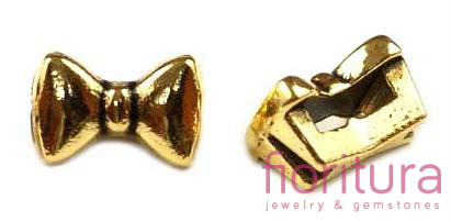 PRZEKŁADKA OZDOBNA KOKARDKA 7x10MM