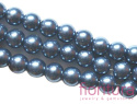 PERŁA SZKLANA KULA 12MM KOLOR CIEMNY NIEBIESKI