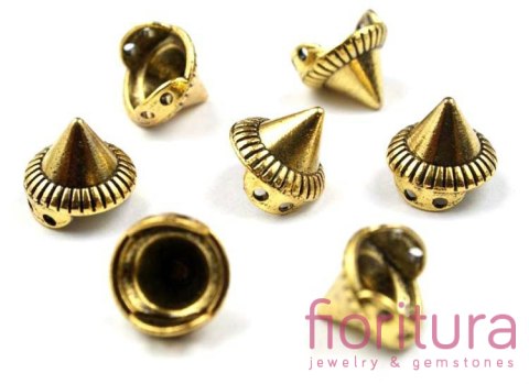 STOŻEK ROZDZIELACZ NA DWA 10x11MM KOLOR ANTYCZNE ZŁOTO