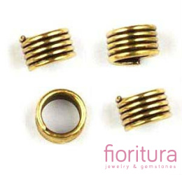 PRZEKŁADKA SPRĘŻYNKA 4x6MM KOLOR ANTYCZNE ZŁOTO