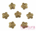 PRZEKŁADKA KWIATEK OZDOBNY 8MM KOLOR STARE ZŁOTO