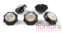 GUZIKI AKRYLOWE FASETOWANE 20x12MM KOLOR CRYSTAL AB
