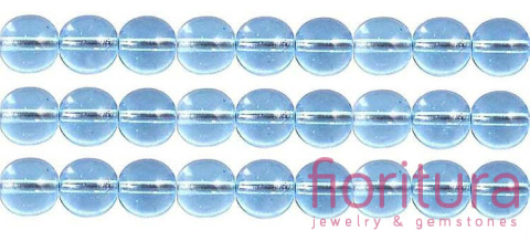 KORALIKI SZKLANE KULA 8MM NR 30010 LIGHT SAPPHIRE