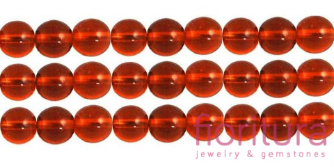 KORALIKI SZKLANE KULA 8MM NR 10110 TOPAZ