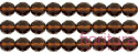 KORALIKI FIRE POLISH 12MM NR 10230 DARK TOPAZ