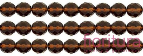 KORALIKI FIRE POLISH 12MM NR 10230 DARK TOPAZ