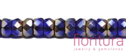KORALIKI SZKLANE FASETOWANE RONDELLES 3x6MM KOLOR COBOLT