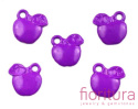 ZAWIESZKA JABŁKO 12X11MM KOLOR PURPLE