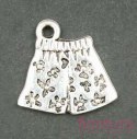 ZAWIESZKA SZORTY 16x16MM KOLOR STARE SREBRO