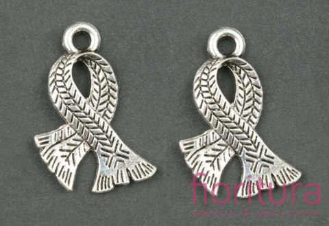 ZAWIESZKA SZALIK 26x18MM KOLOR STARE SREBRO