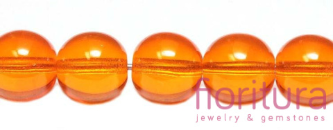 KORALIKI SZKLANE KULA 10MM KOLOR HYACINTH NR 90000