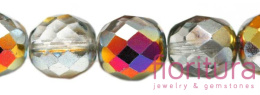 KORALIKI FIRE POLISH 12MM NR V00030 CRYSTAL VITRAL