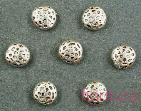 PRZEKŁADKA DYSK OZDOBNY 10MM KOLOR STARE SREBRO