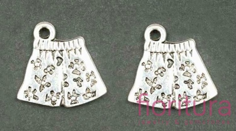 ZAWIESZKA SZORTY 16x16MM KOLOR STARE SREBRO