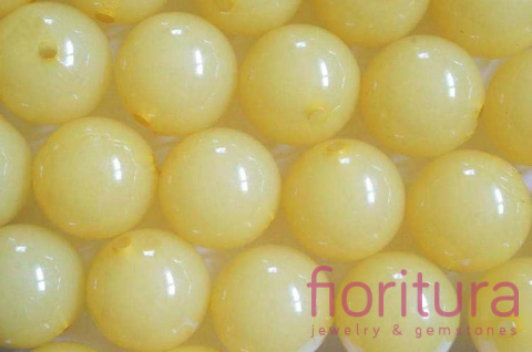 KORALIKI AKRYLOWE KULA 20MM KOLOR ASPEN GOLD