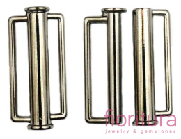 KLAMRA WSUWANA 49x24MM KOLOR CZARNY NIKLOWY